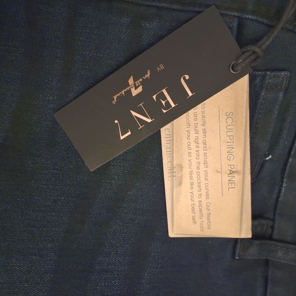 Jen7 NWT 7 For All Mankind Dark Wash Ankle Skinny Stretch Denim 16 - Picture 6 of 7